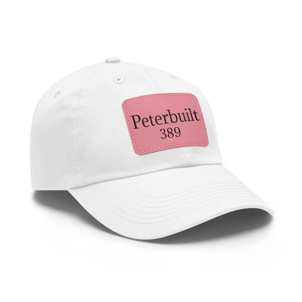 Dad Hat Peterbuilt 389 Leather Patch