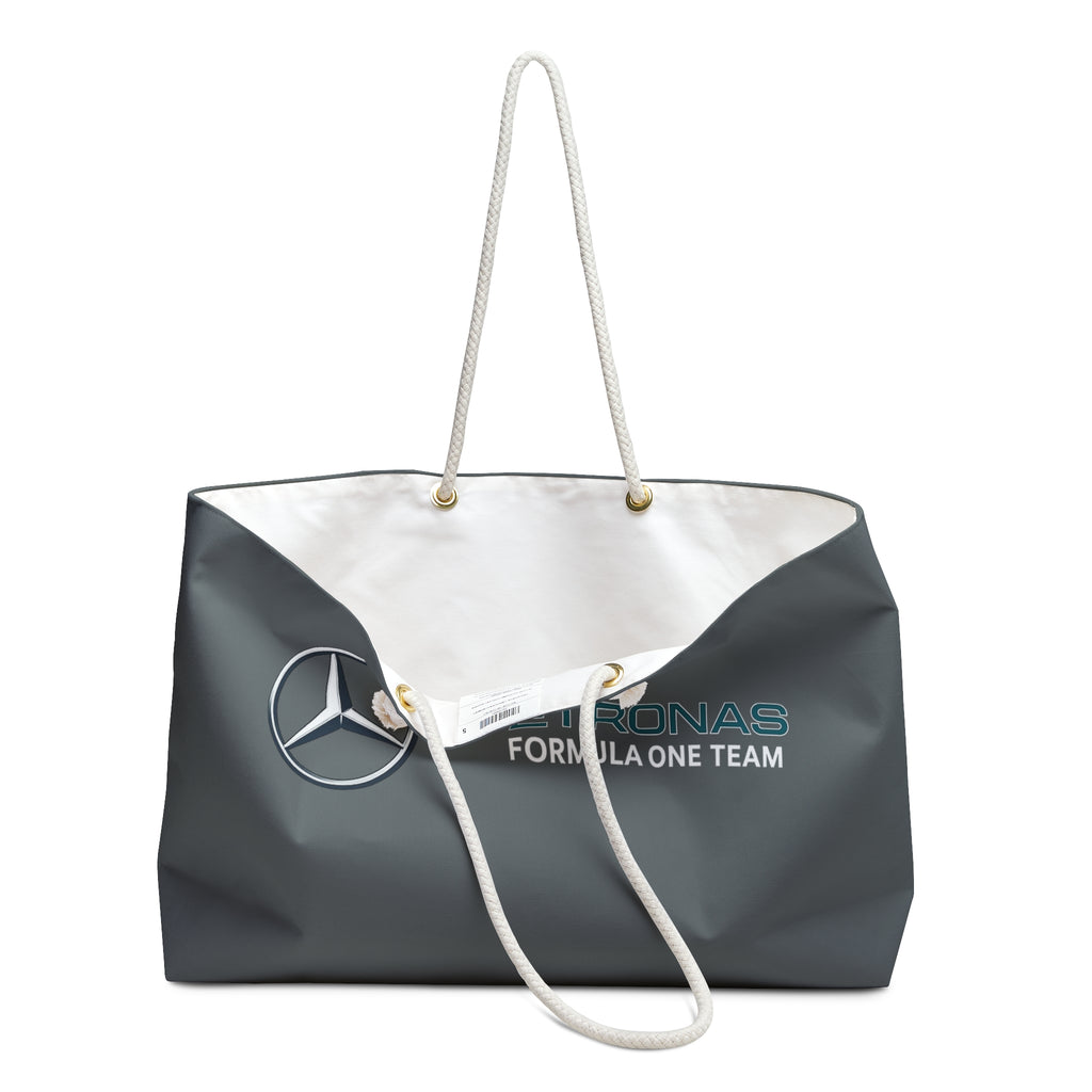 Mercedes Petronas Formula One Team Weekender Bag — Racing Logo Travel Tote