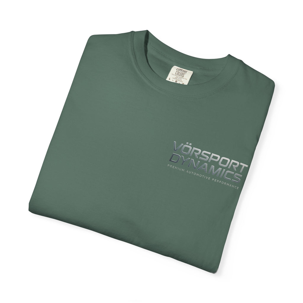 Vörsport Dynamics logo T-shirt | White Graphic Tee, Minimalist Athletic Shirt