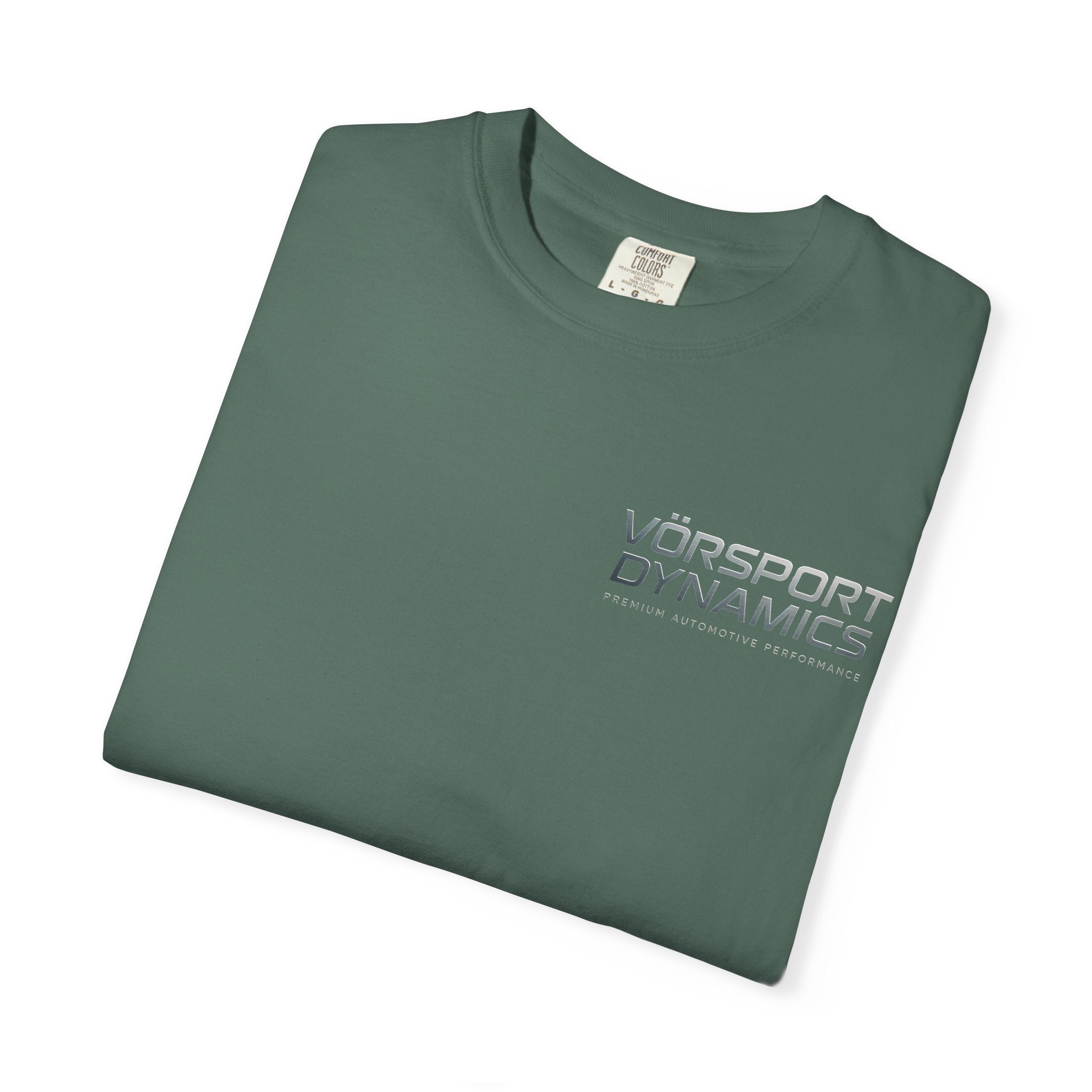 Vörsport Dynamics logo T-shirt | White Graphic Tee, Minimalist Athletic Shirt
