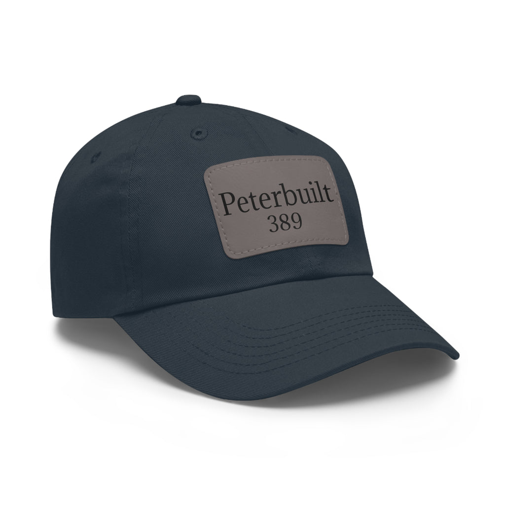 Dad Hat Peterbuilt 389 Leather Patch