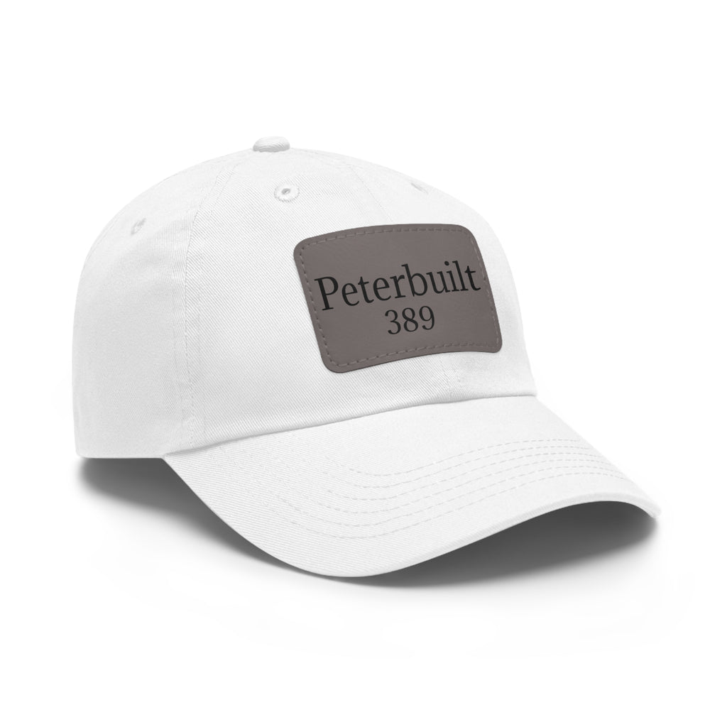 Dad Hat Peterbuilt 389 Leather Patch