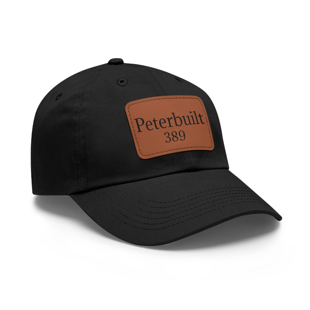 Dad Hat Peterbuilt 389 Leather Patch