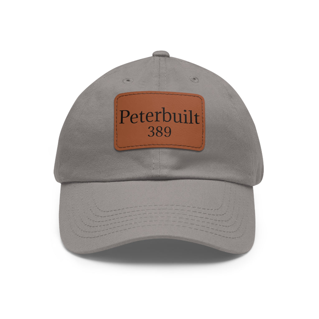 Dad Hat Peterbuilt 389 Leather Patch