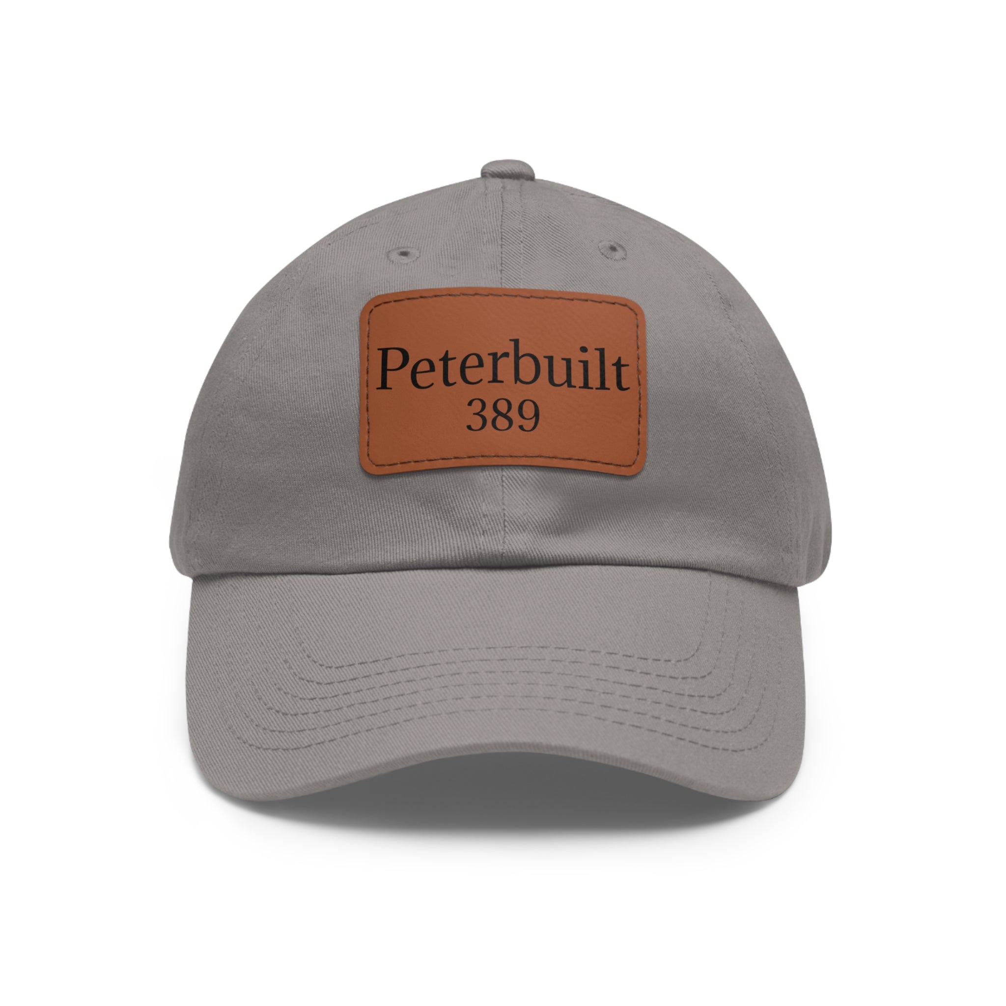 Dad Hat Peterbuilt 389 Leather Patch