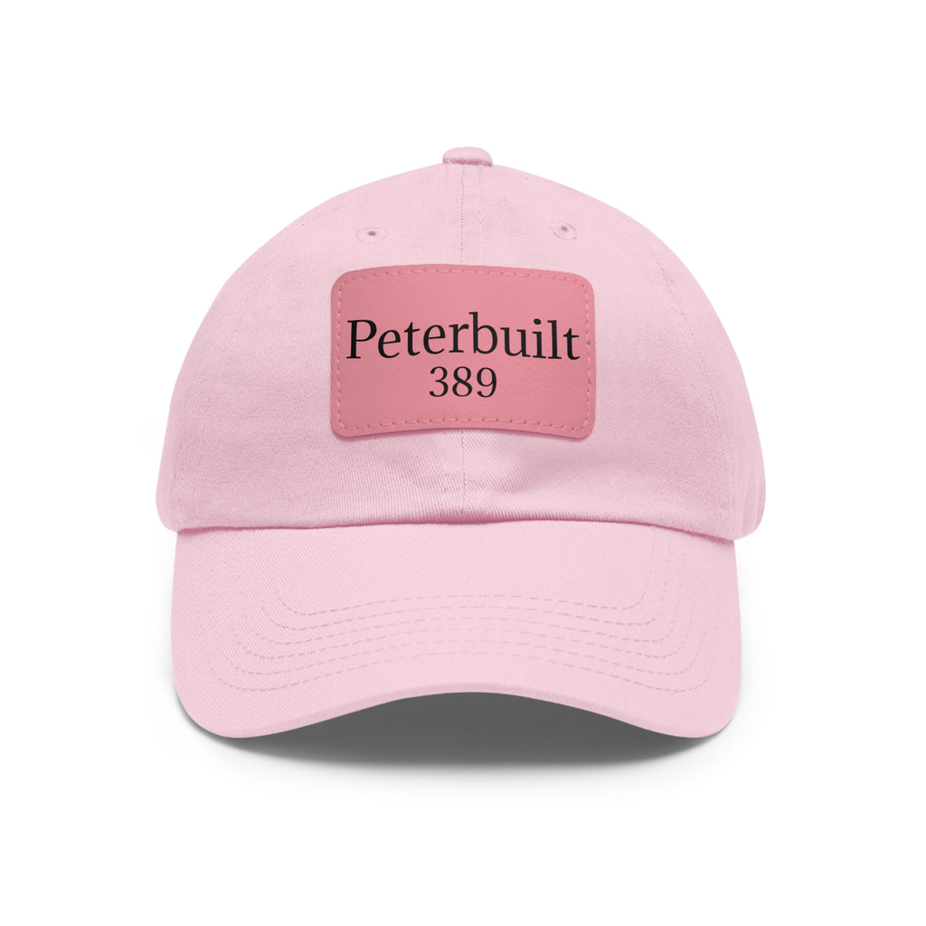 Dad Hat Peterbuilt 389 Leather Patch