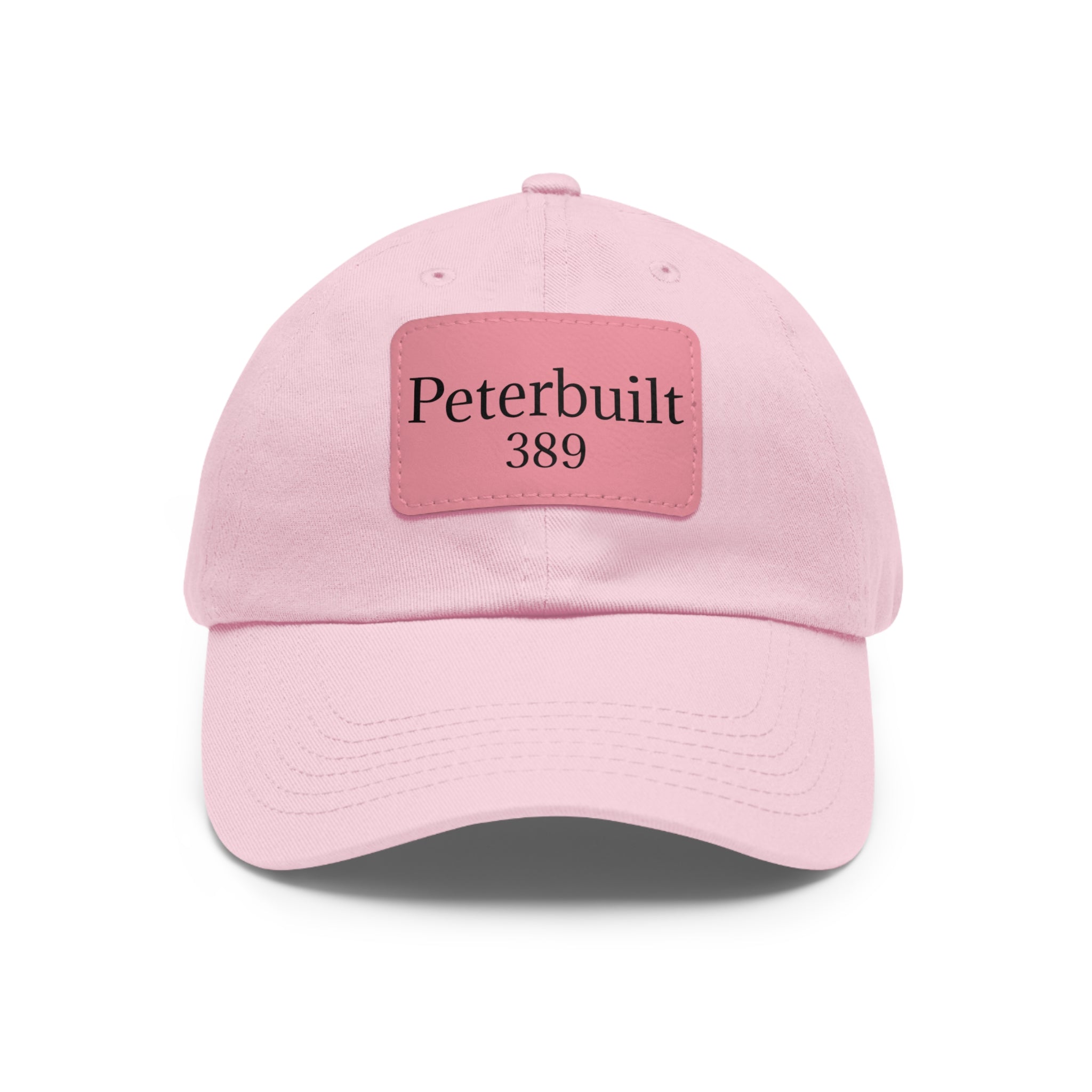 Dad Hat Peterbuilt 389 Leather Patch