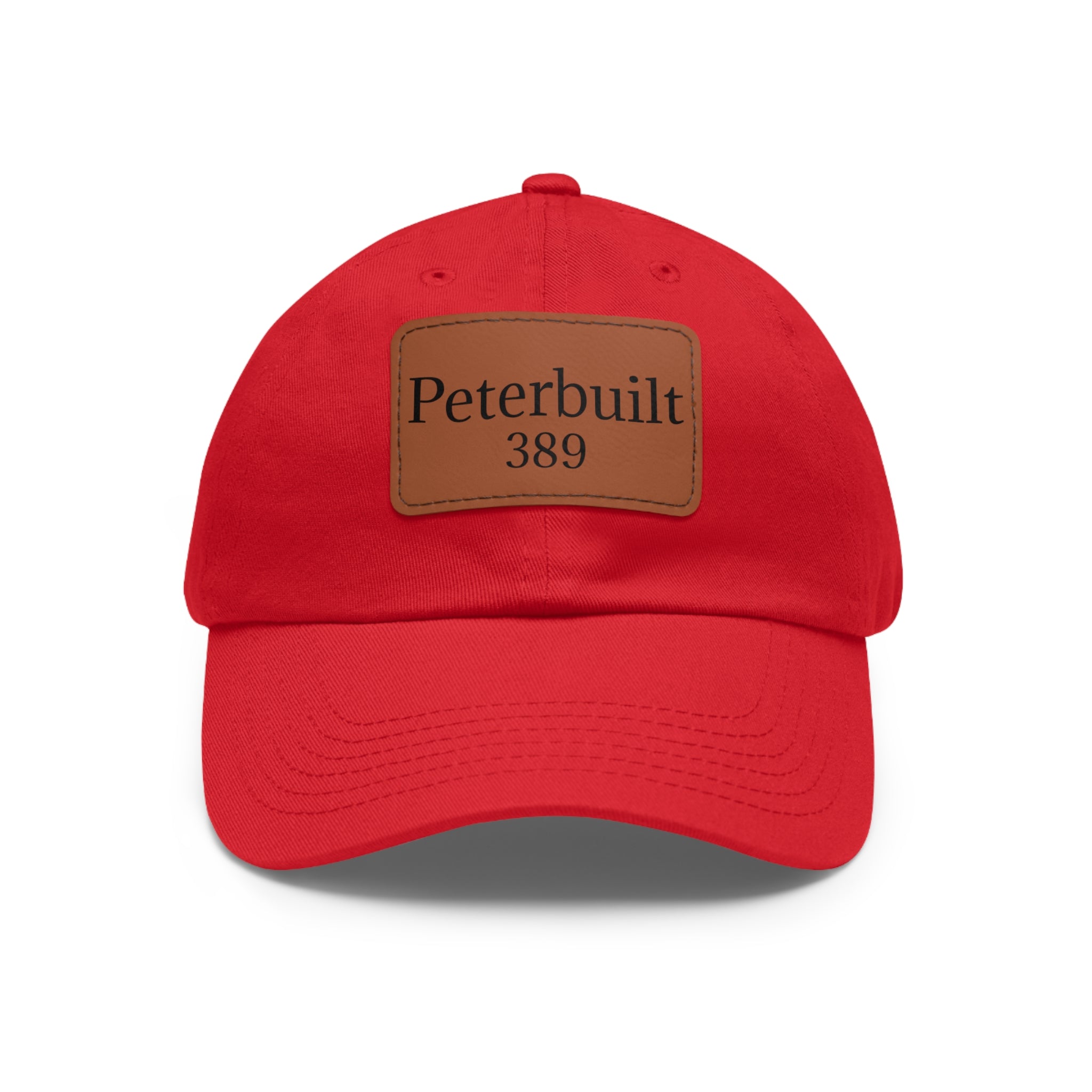 Dad Hat Peterbuilt 389 Leather Patch