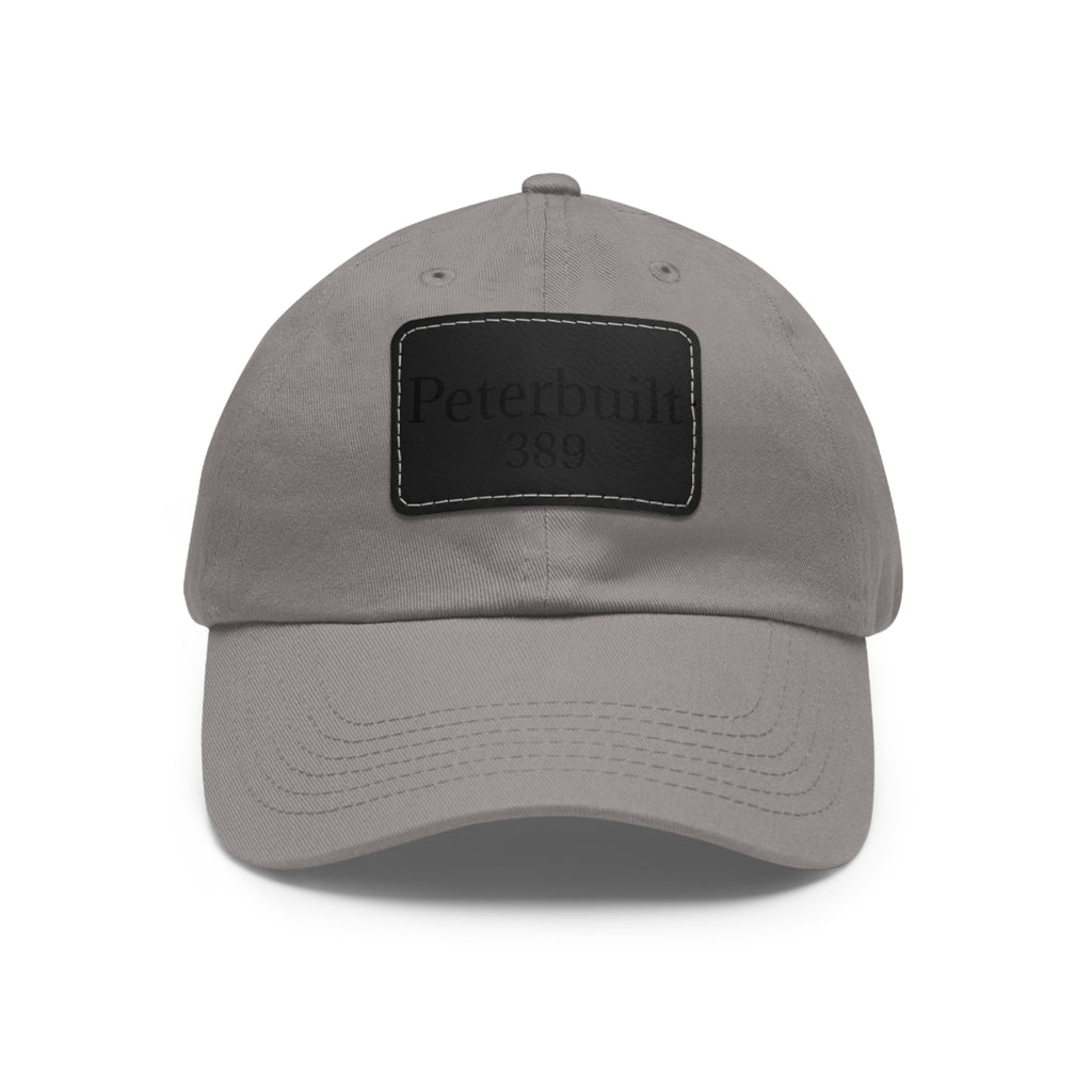 Dad Hat Peterbuilt 389 Leather Patch