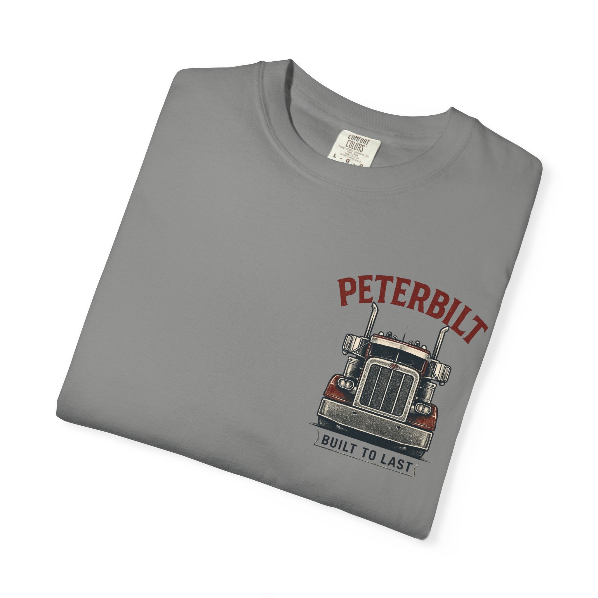 Classic Peterbuilt T-shirt with Truck Design, Bold Statement Tee for Truck Lovers, Perfect Gift for Birthdays, Casual Wear, Road Essential