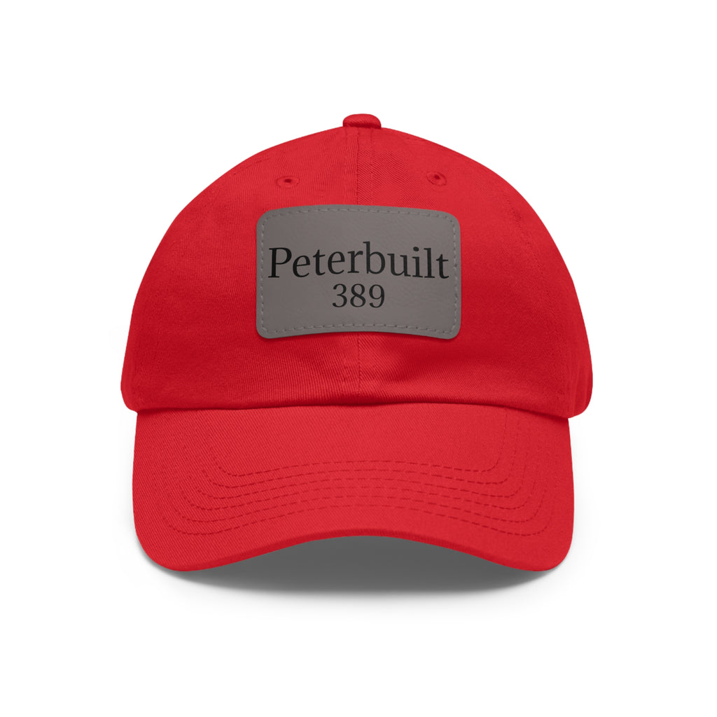Dad Hat Peterbuilt 389 Leather Patch