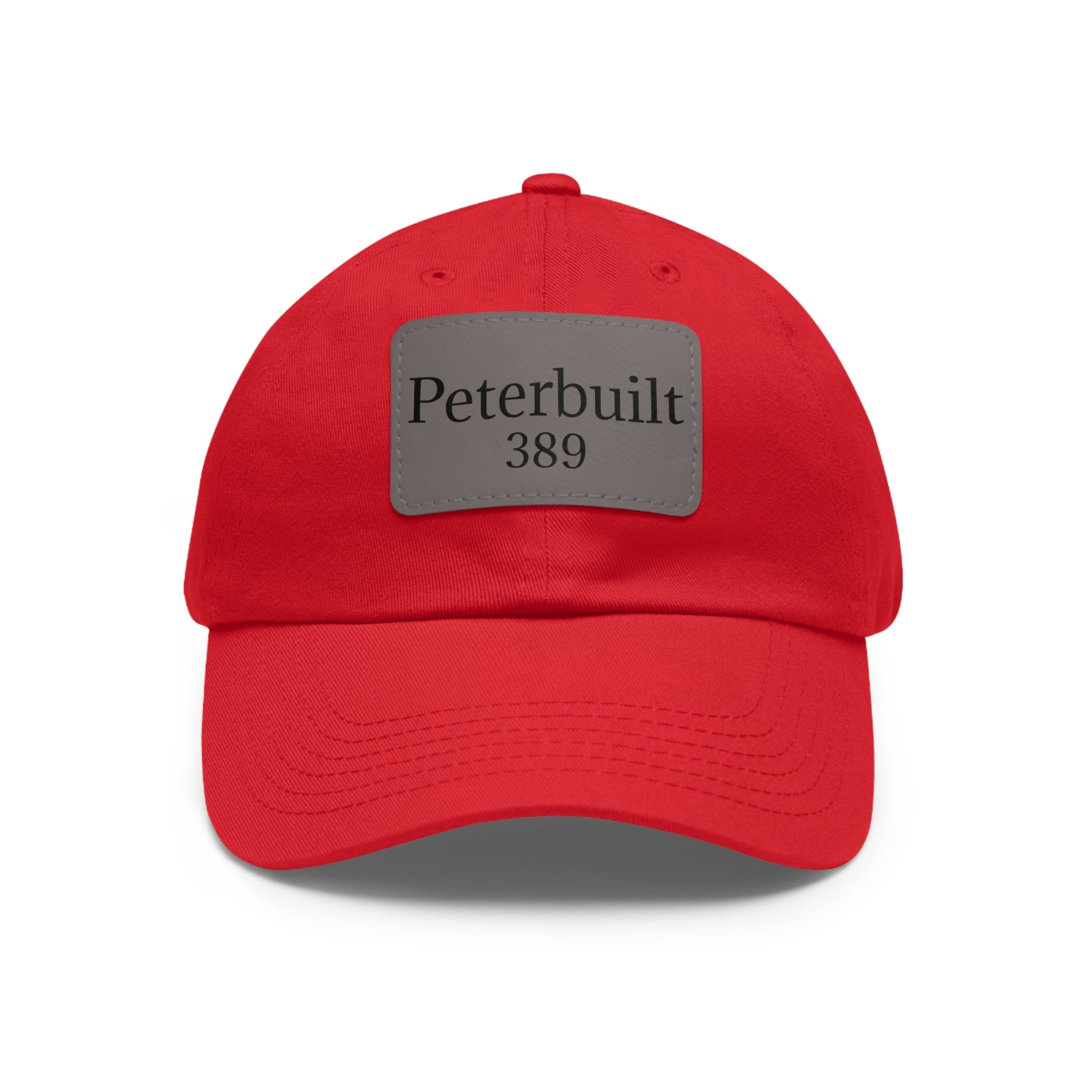Dad Hat Peterbuilt 389 Leather Patch