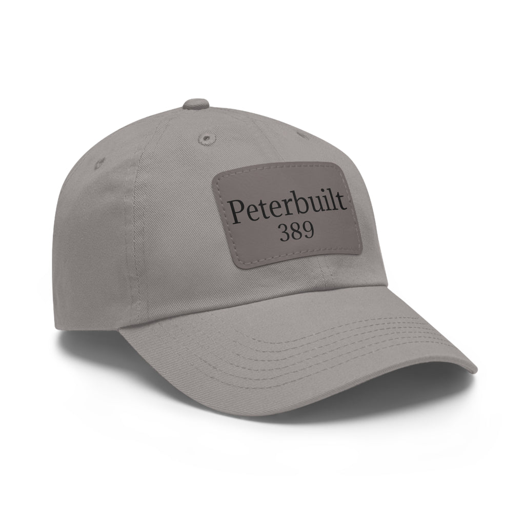 Dad Hat Peterbuilt 389 Leather Patch