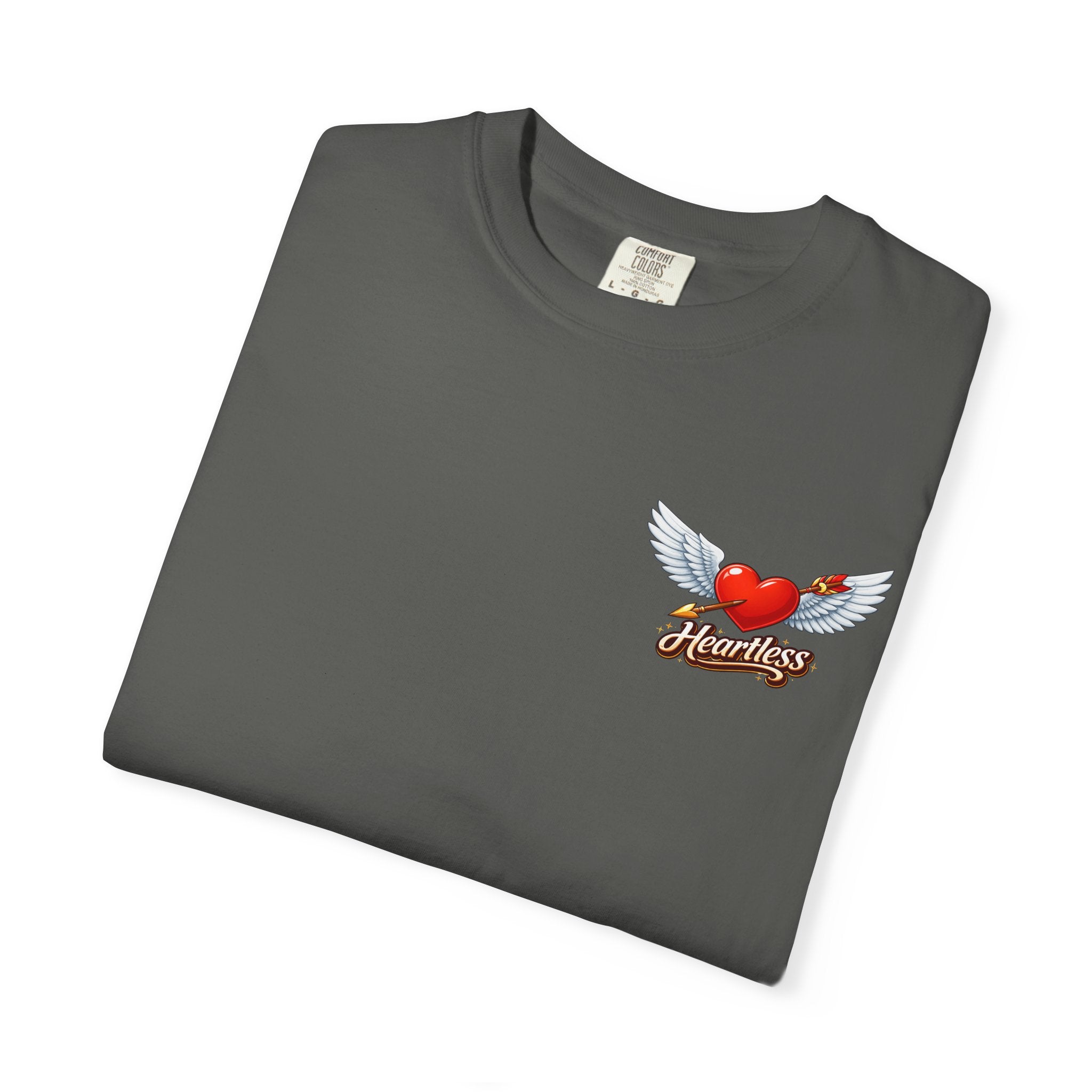 Winged Heart 'Heartless' Graphic T-Shirt | Retro Tattoo Style
