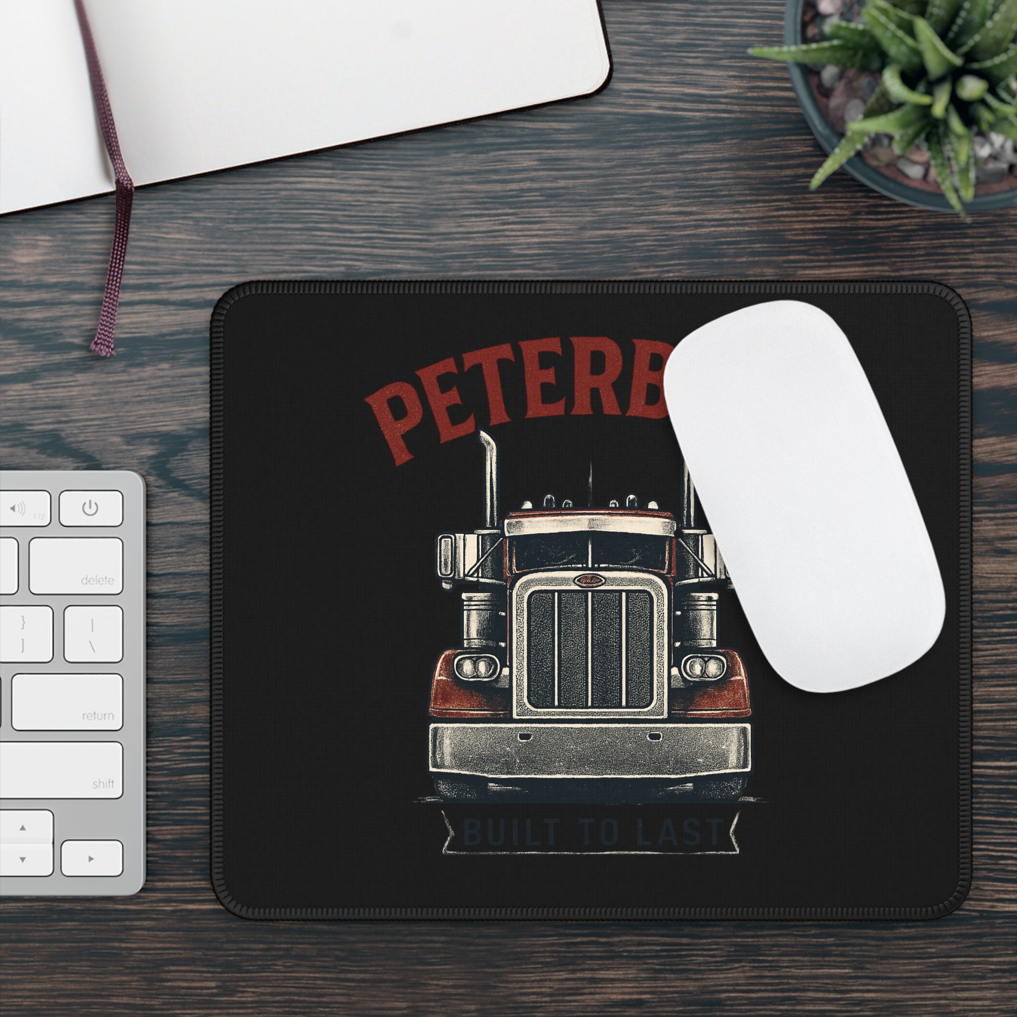 Peterbilt 389 Truck Front Graphic Gaming Mouse Pad Built to Last