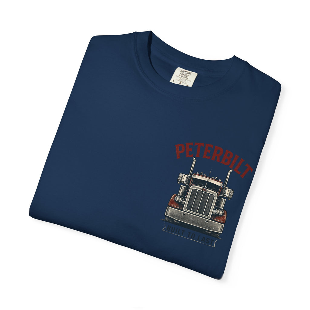 Classic Peterbuilt T-shirt with Truck Design, Bold Statement Tee for Truck Lovers, Perfect Gift for Birthdays, Casual Wear, Road Essential