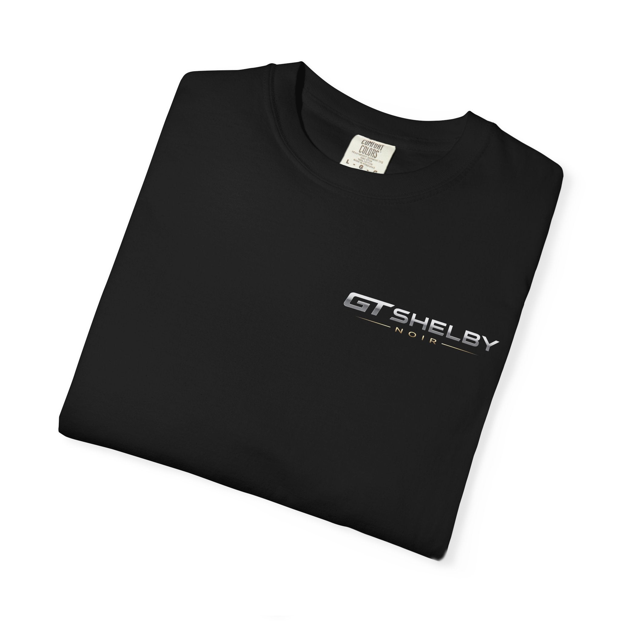 GT Shelby Logo T-Shirt Minimal Racing Script, Chest & Back Print