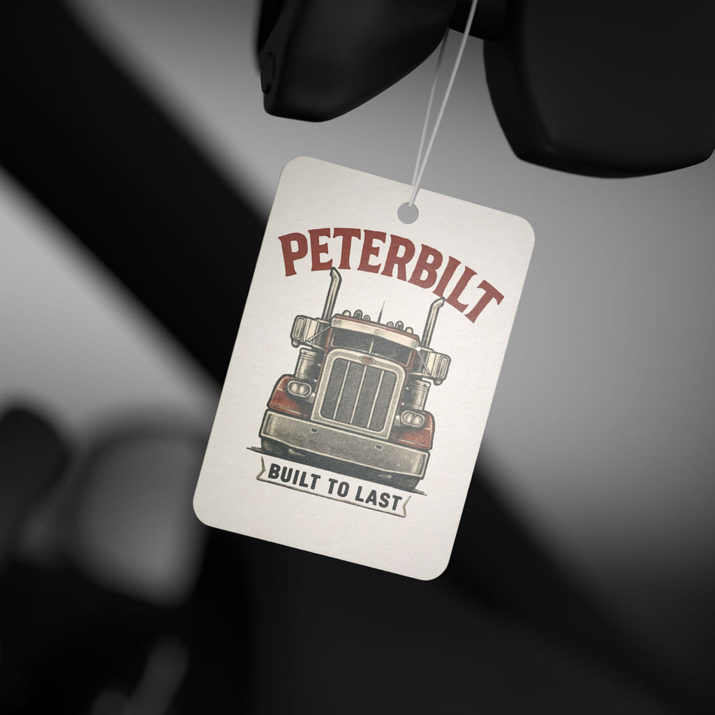 Peterbilt Truck Car Air Freshener | Built to Last, Semi Truck Design