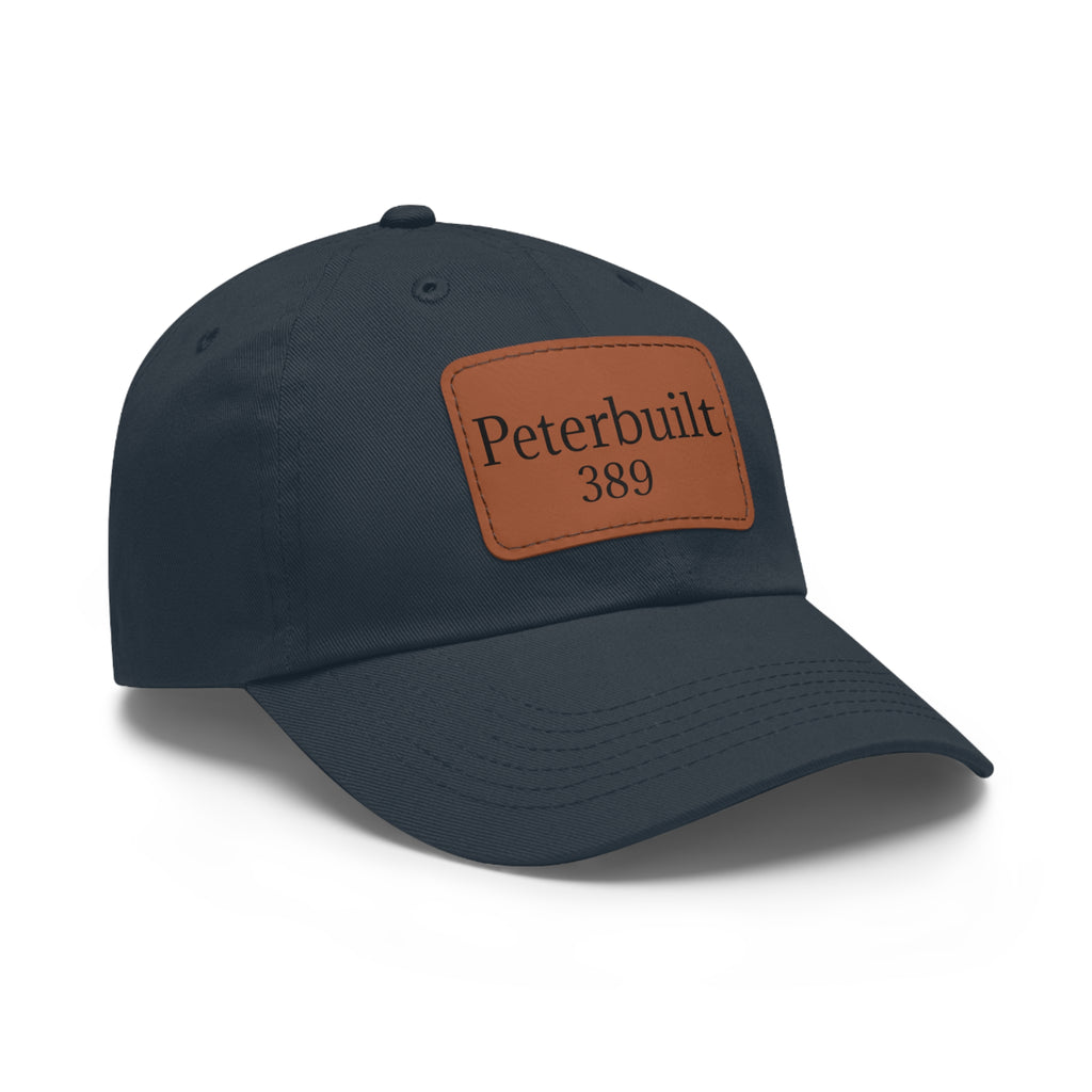 Dad Hat Peterbuilt 389 Leather Patch