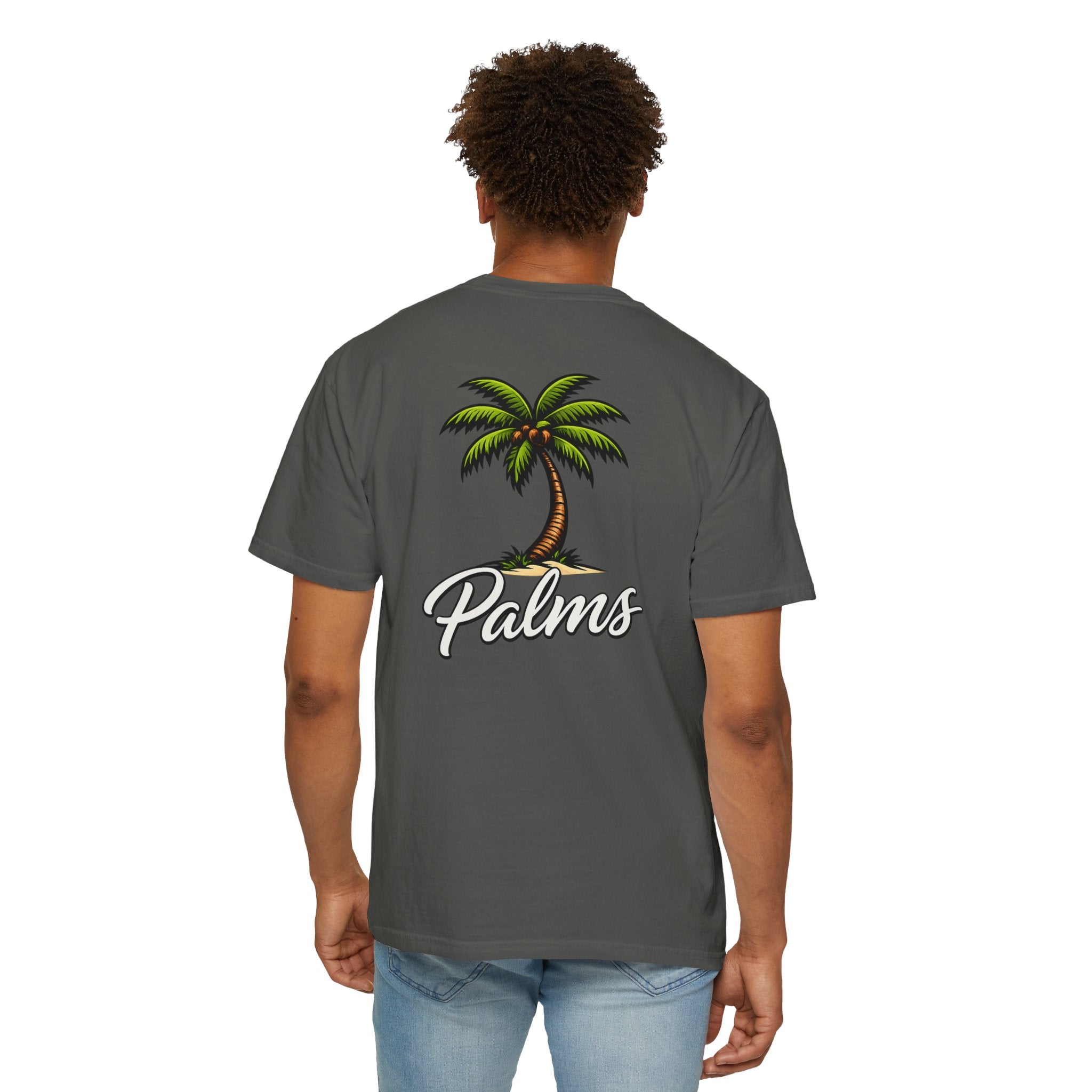 Palms Graphic T-Shirt  Tropical Palm Tree Beach Tee