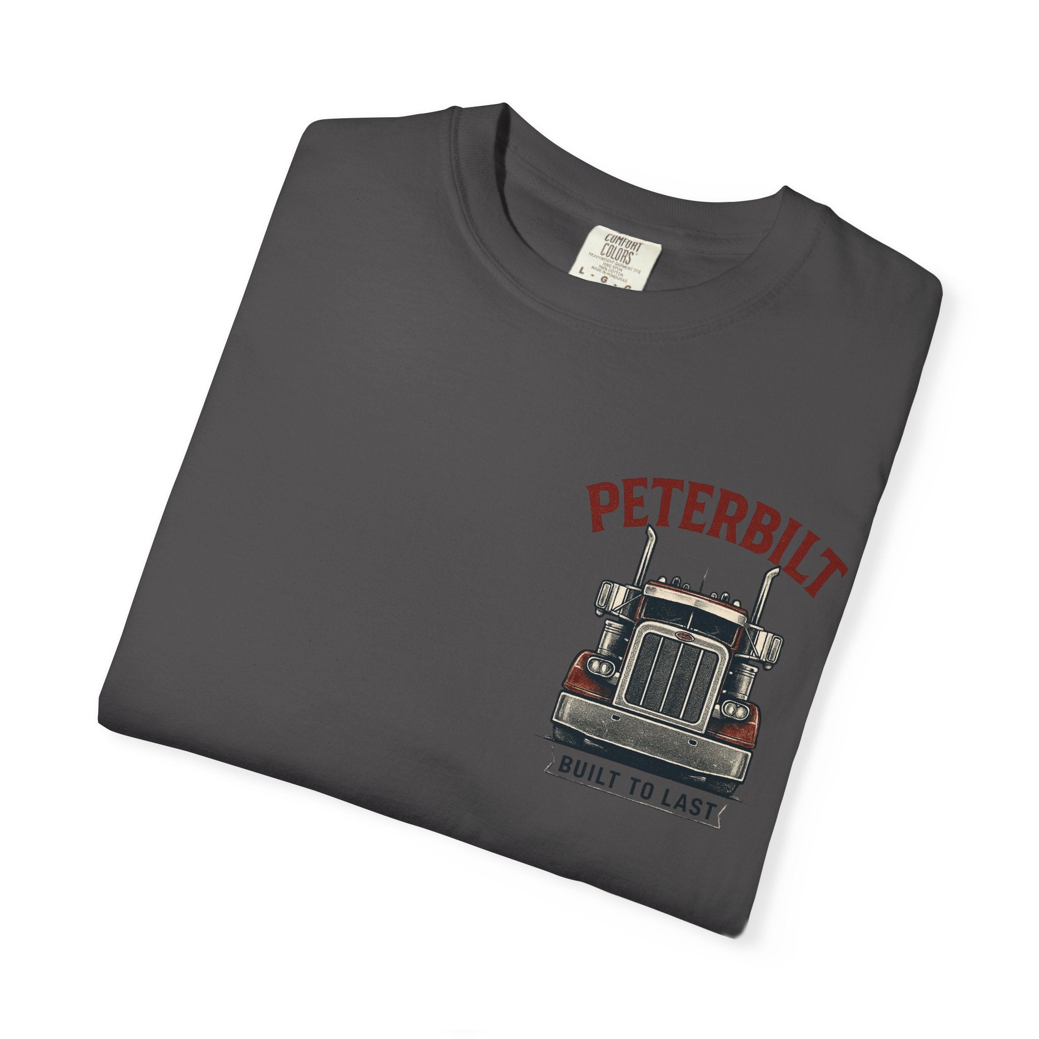 Classic Peterbuilt T-shirt with Truck Design, Bold Statement Tee for Truck Lovers, Perfect Gift for Birthdays, Casual Wear, Road Essential