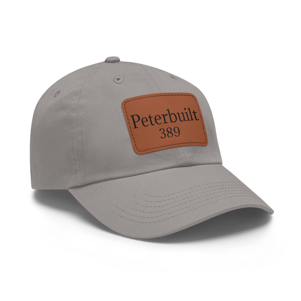 Dad Hat Peterbuilt 389 Leather Patch