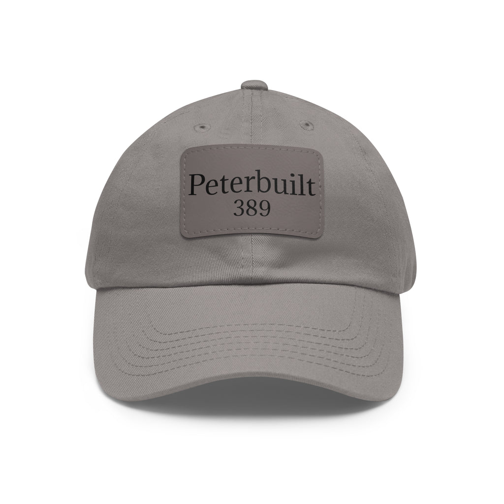 Dad Hat Peterbuilt 389 Leather Patch