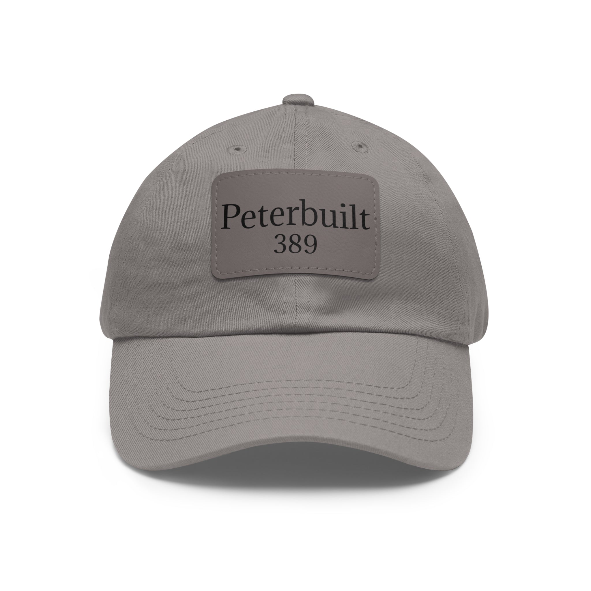 Dad Hat Peterbuilt 389 Leather Patch