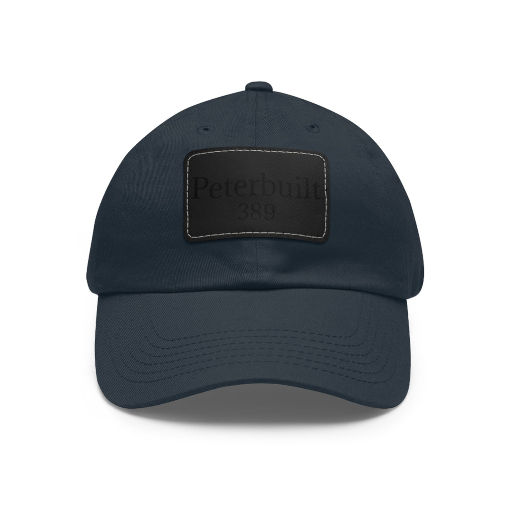 Dad Hat Peterbuilt 389 Leather Patch