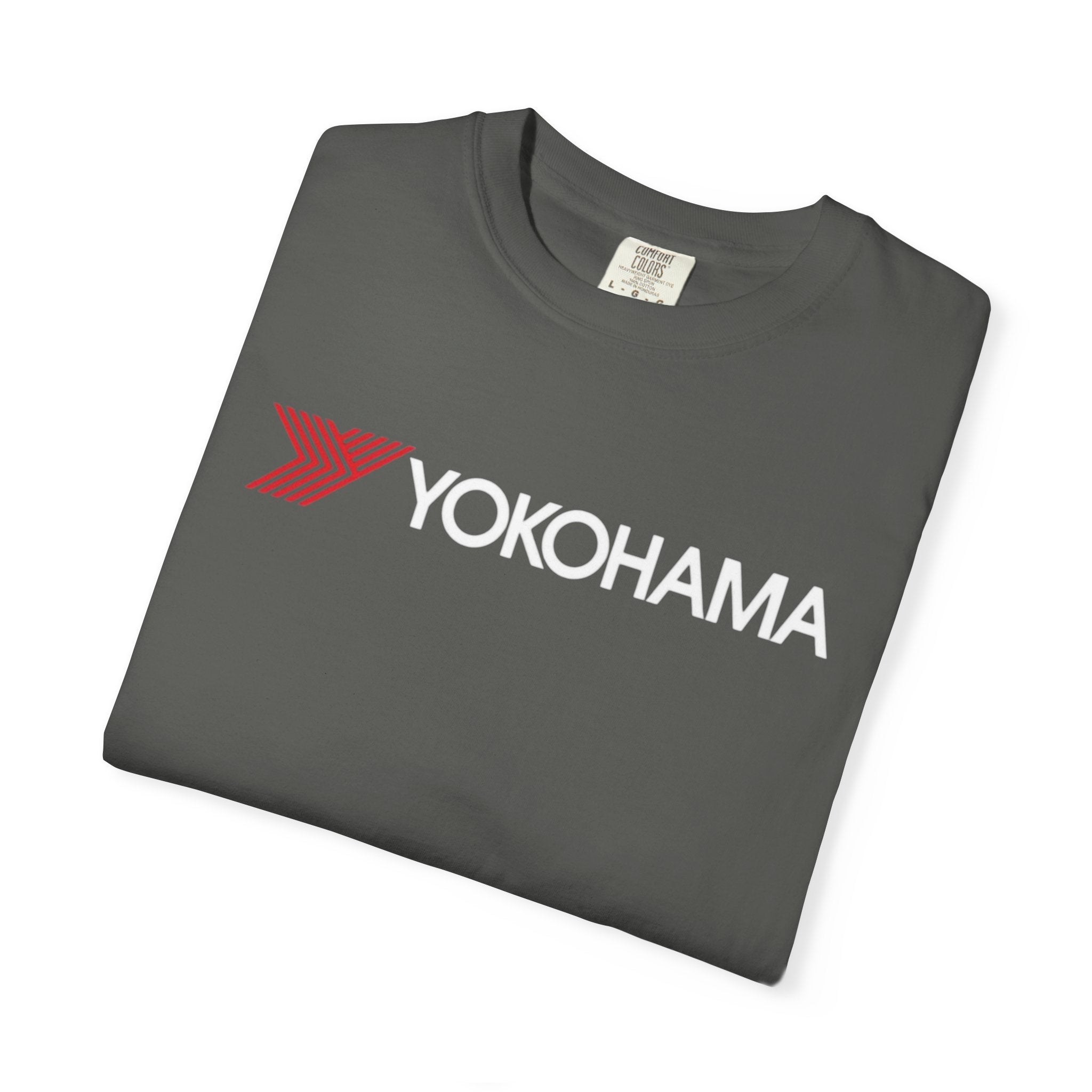 Yokohama Logo T-Shirt  Minimal White Graphic Tee