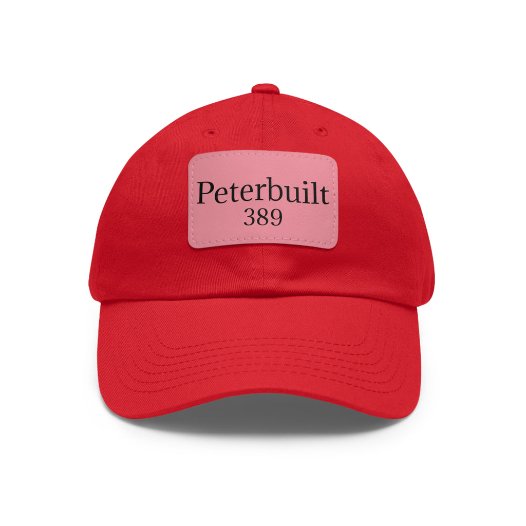Dad Hat Peterbuilt 389 Leather Patch
