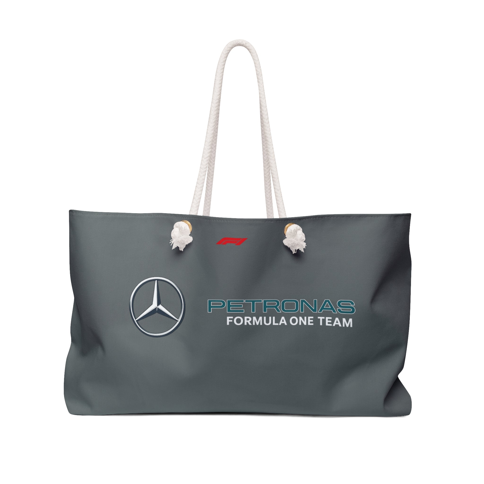 Mercedes Petronas Formula One Team Weekender Bag — Racing Logo Travel Tote