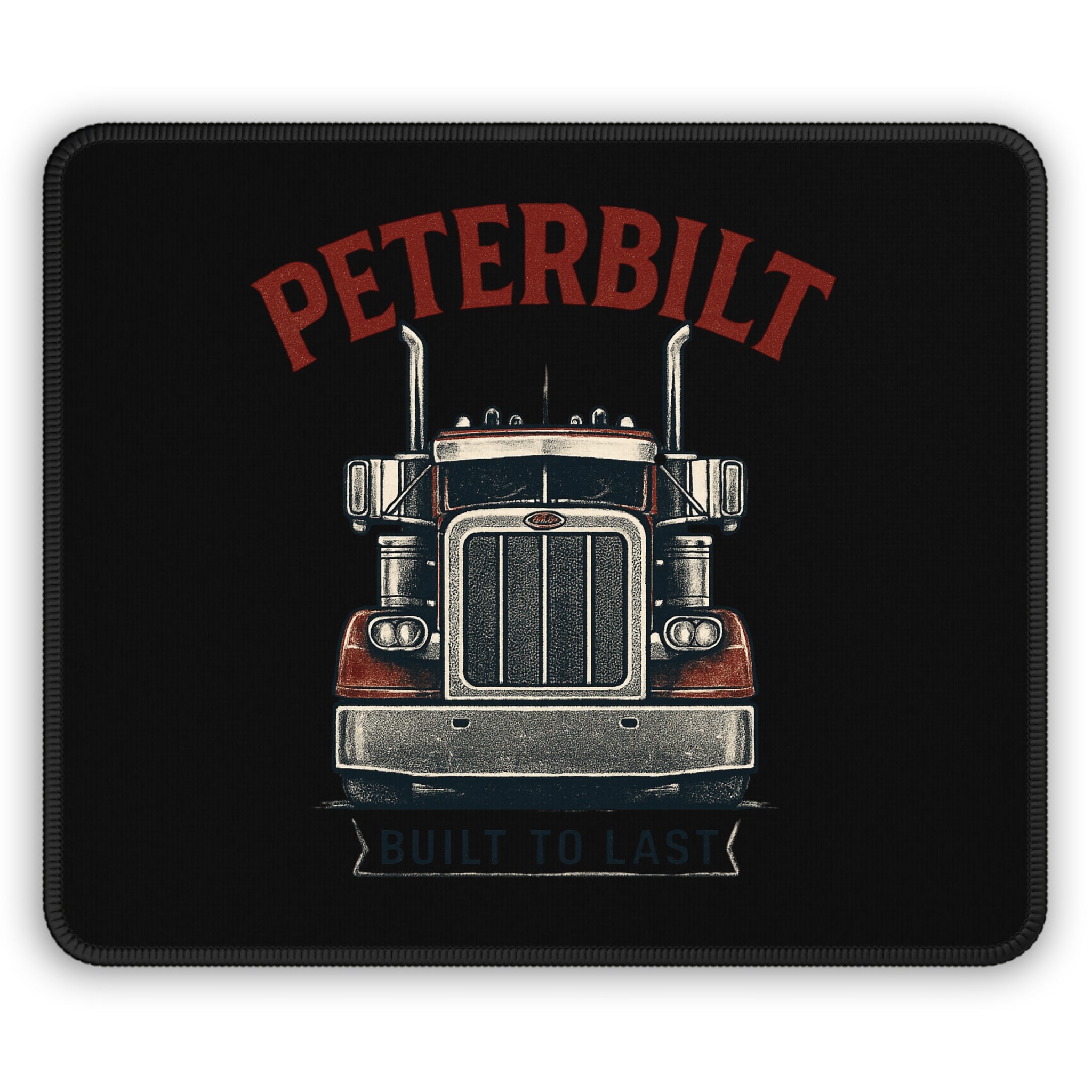 Peterbilt 389 Truck Front Graphic Gaming Mouse Pad Built to Last