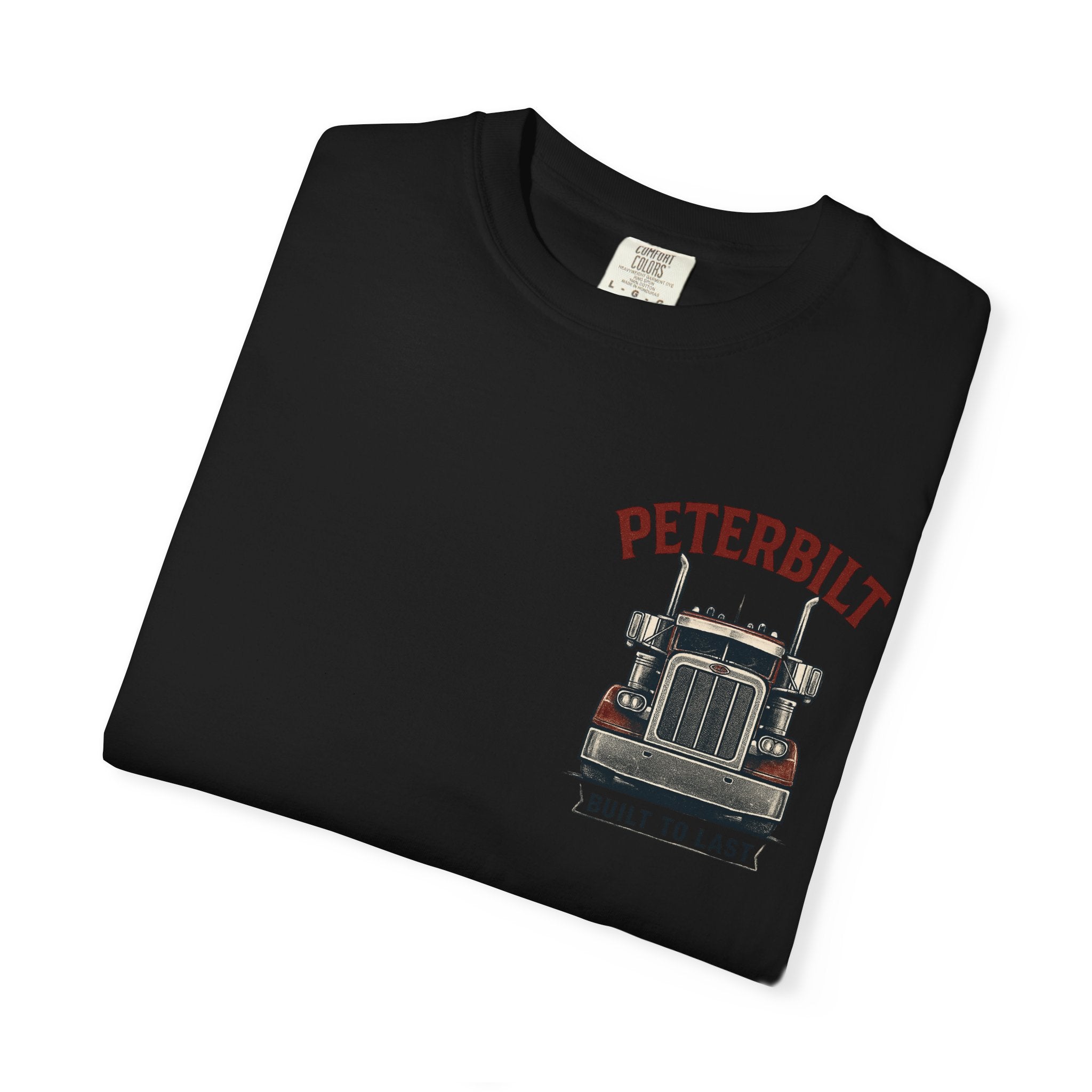 Classic Peterbuilt T-shirt with Truck Design, Bold Statement Tee for Truck Lovers, Perfect Gift for Birthdays, Casual Wear, Road Essential