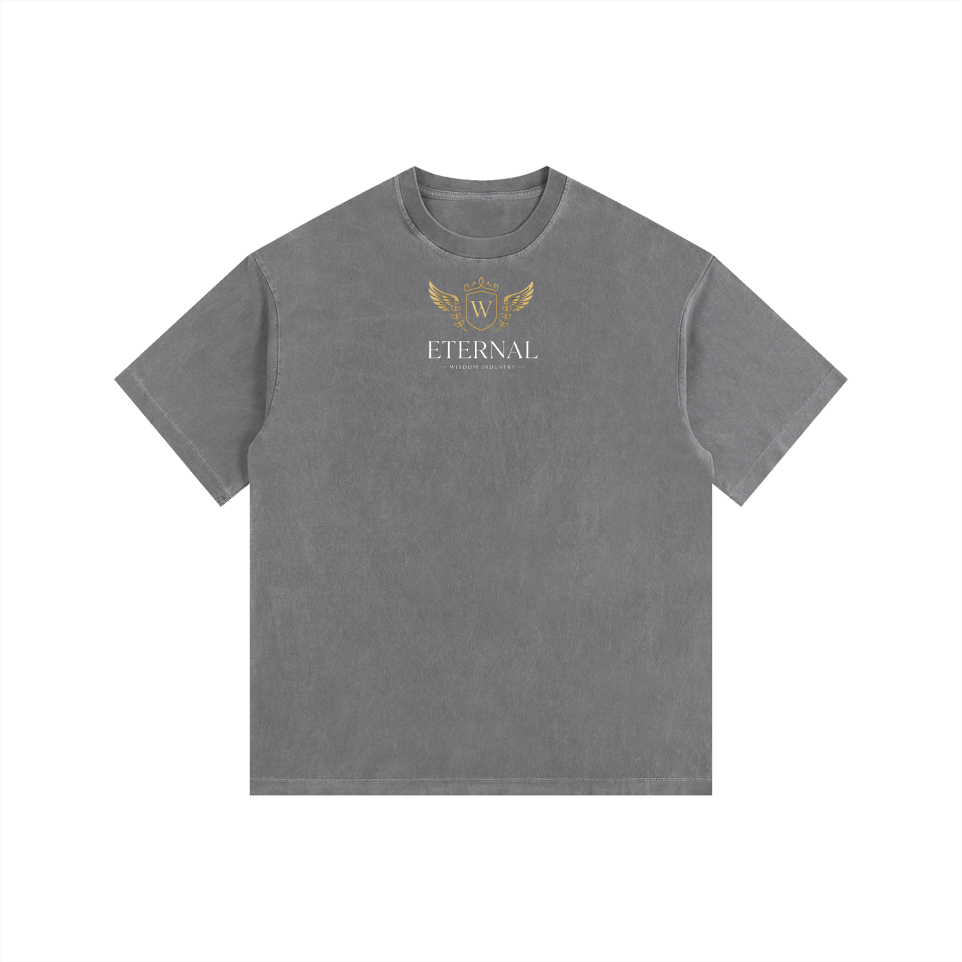Vintage (Wisdom ) Washed Oversized Cotton T-Shirt