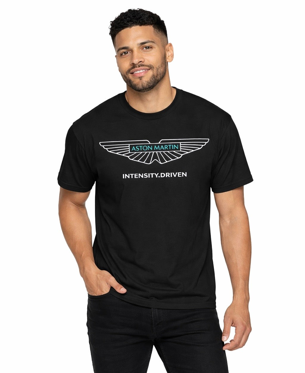 Aston Martin Logo T-Shirt Intensity Driven Graphic Tee