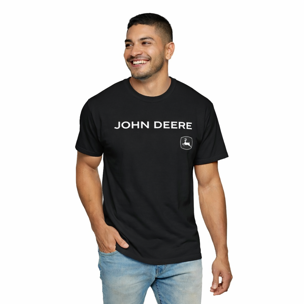 John Deere Logo T-Shirt  Vintage Farm Tractors Tee