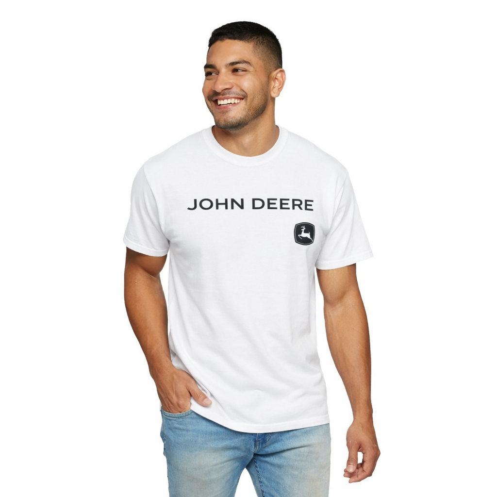 John Deere Logo T-Shirt  Vintage Farm Tractors Tee