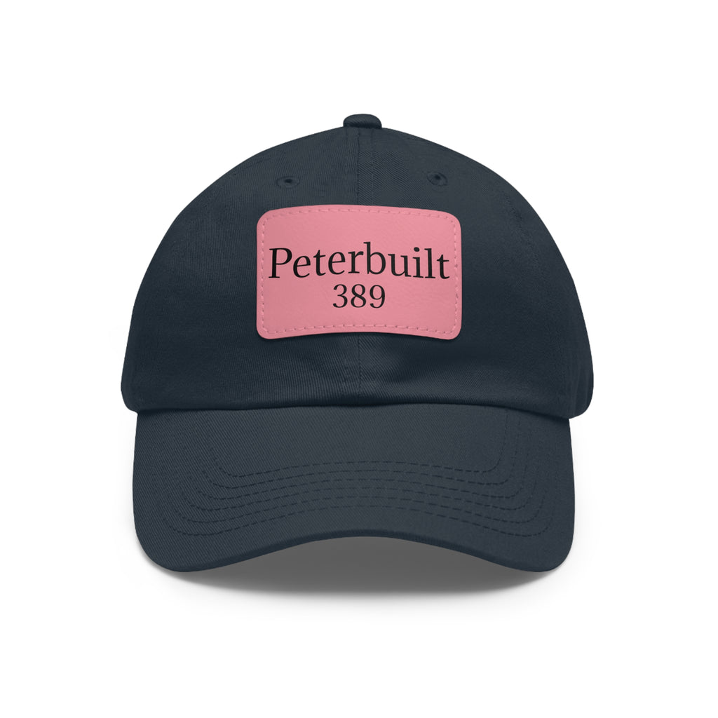 Dad Hat Peterbuilt 389 Leather Patch