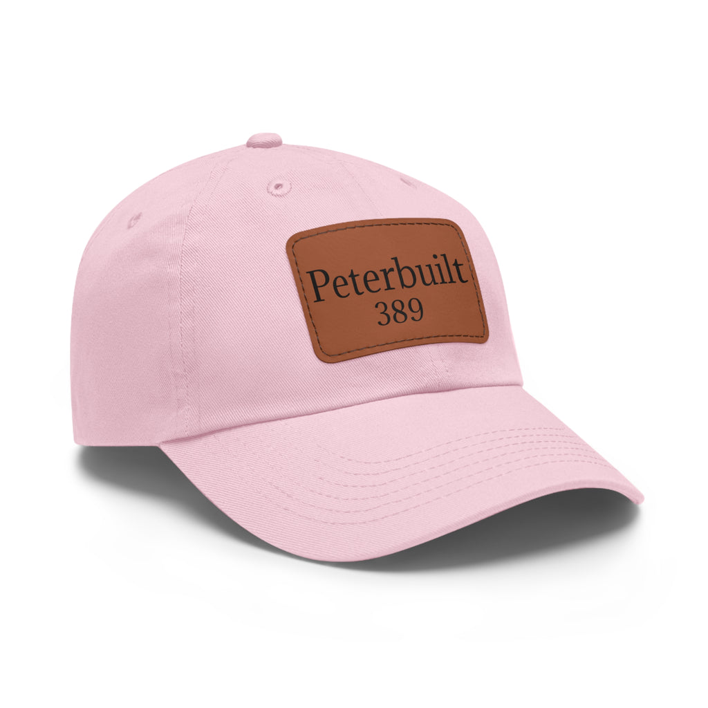 Dad Hat Peterbuilt 389 Leather Patch