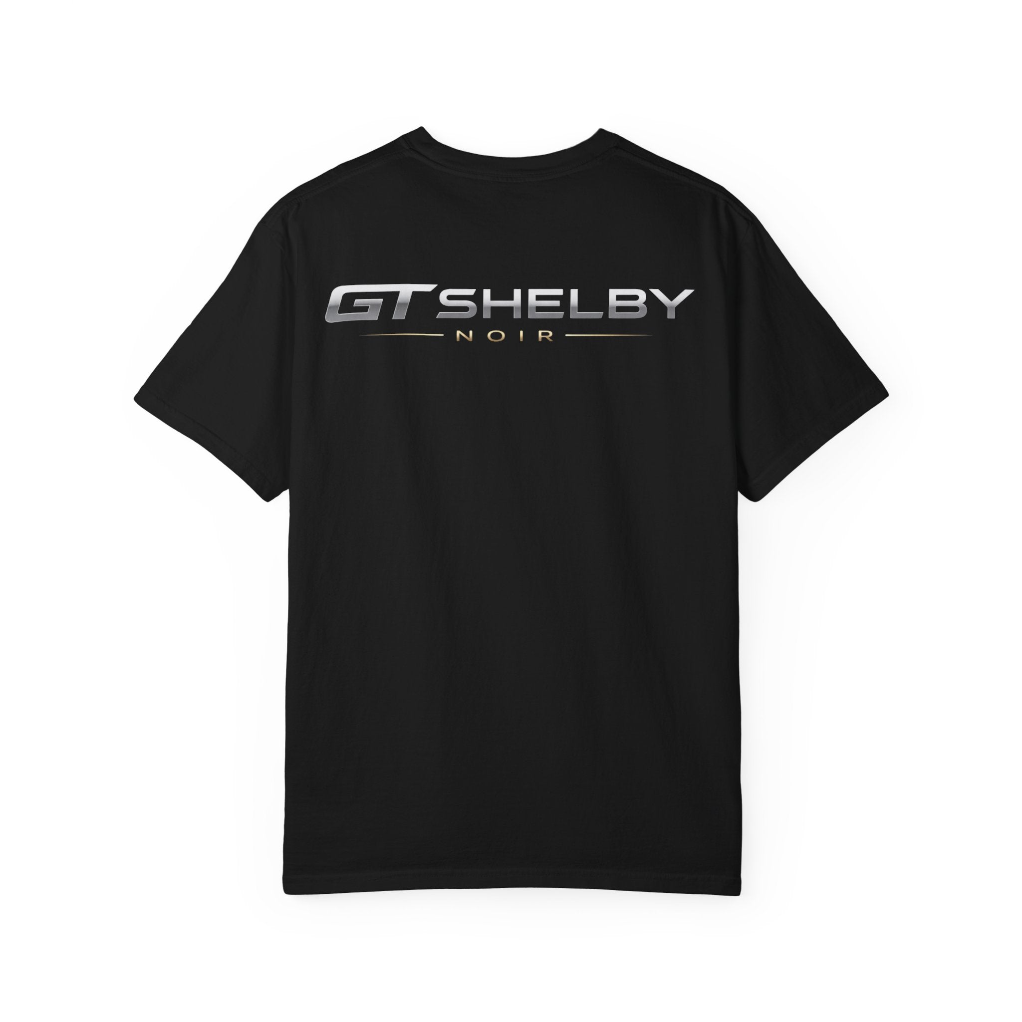 GT Shelby Logo T-Shirt Minimal Racing Script, Chest & Back Print