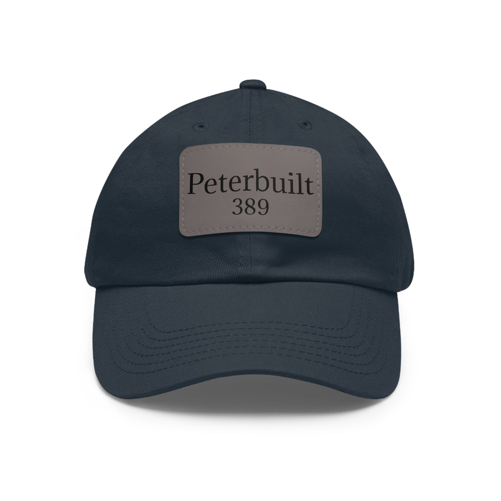 Dad Hat Peterbuilt 389 Leather Patch