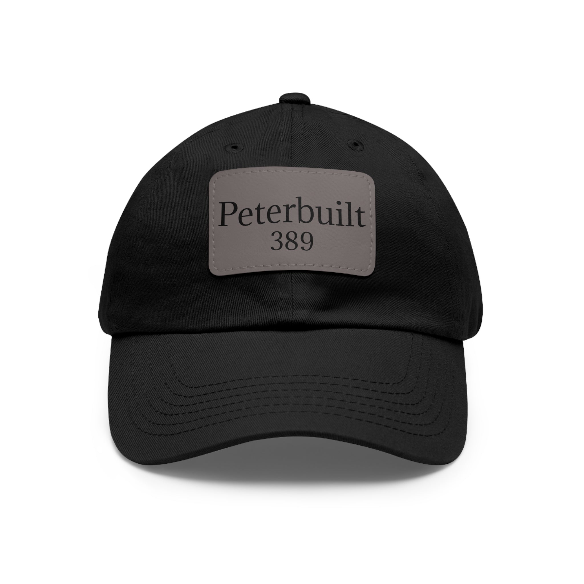 Dad Hat Peterbuilt 389 Leather Patch