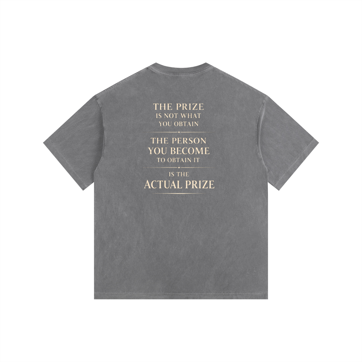 Vintage (Wisdom ) Washed Oversized Cotton T-Shirt