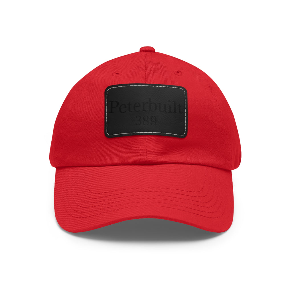Dad Hat Peterbuilt 389 Leather Patch
