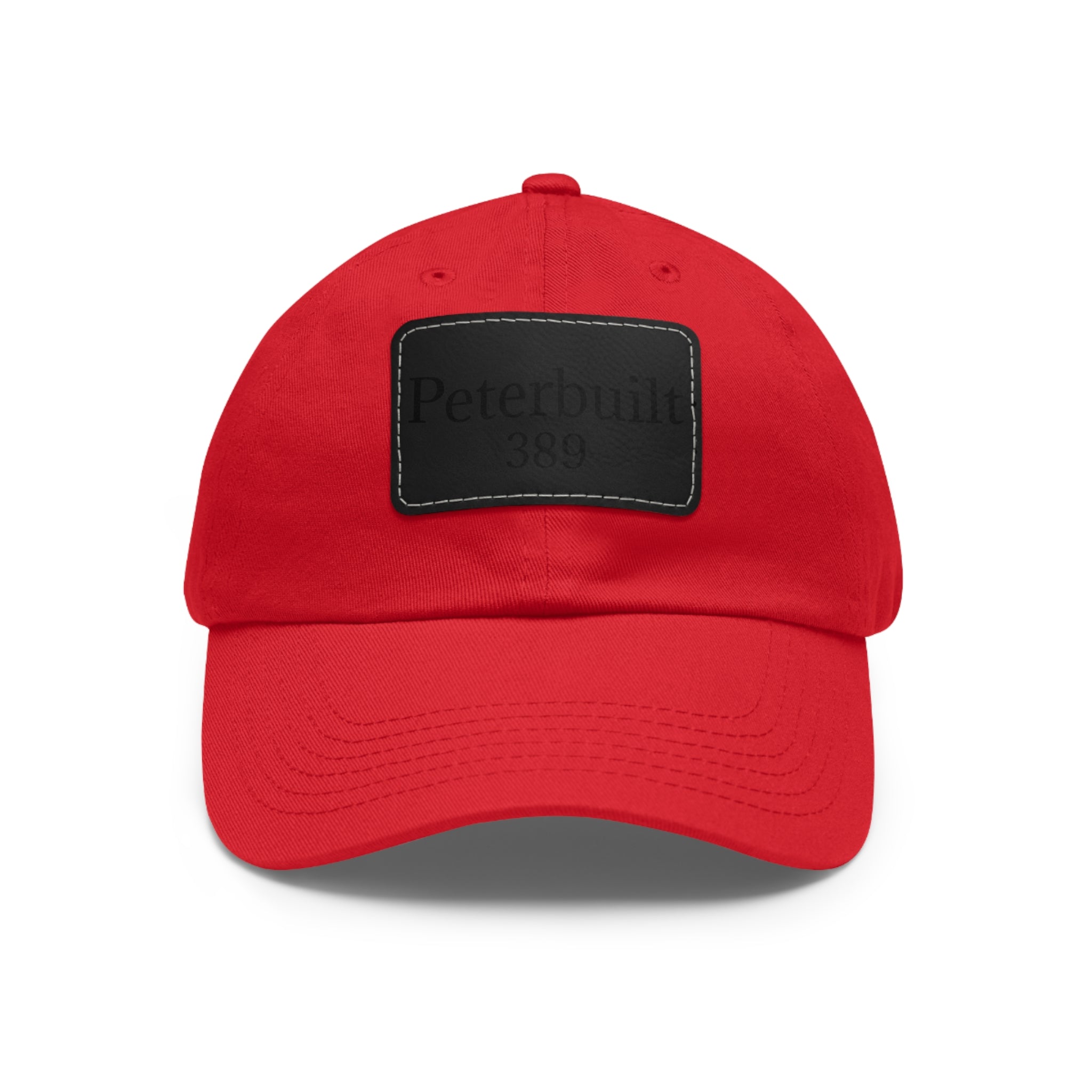 Dad Hat Peterbuilt 389 Leather Patch