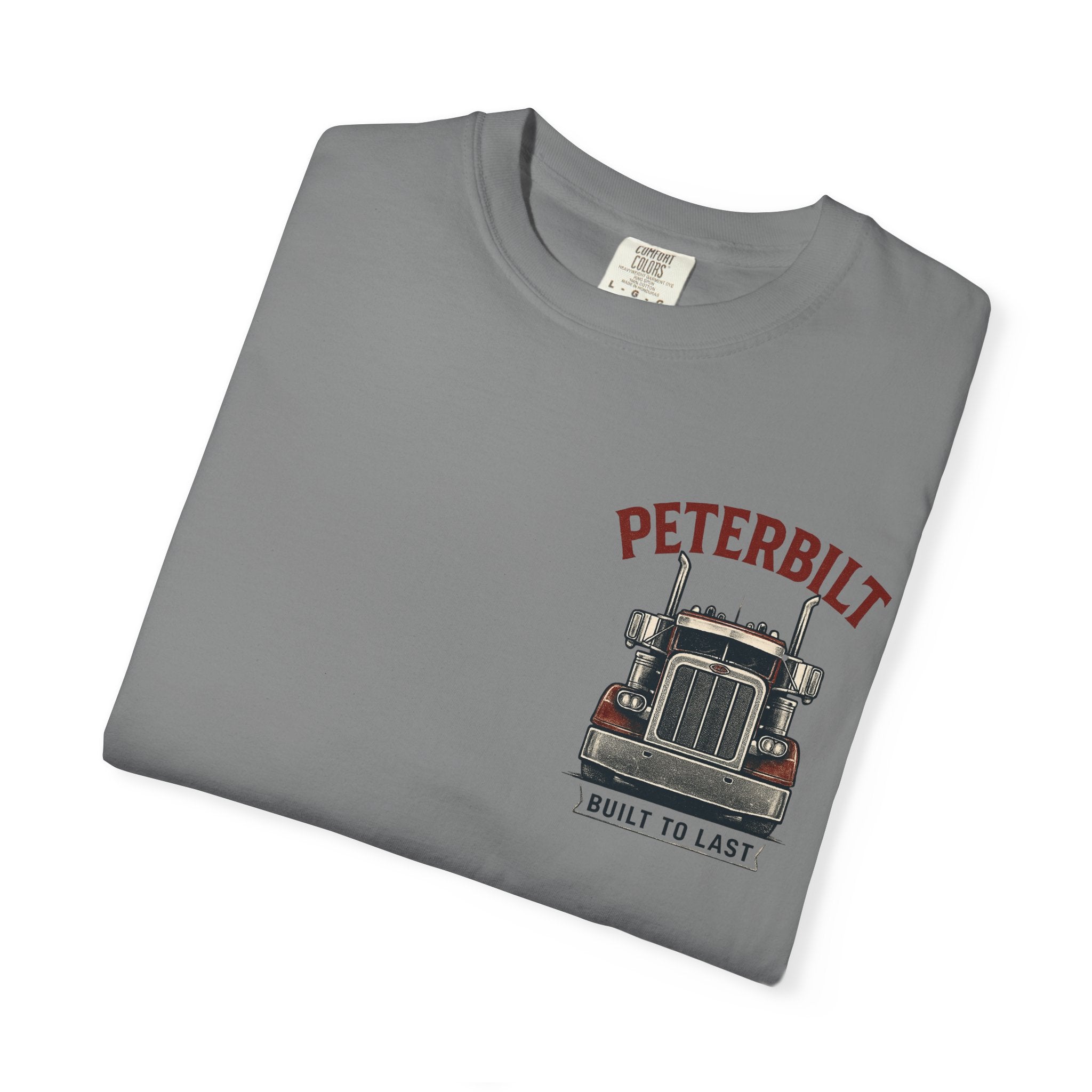 Classic Peterbuilt T-shirt with Truck Design, Bold Statement Tee for Truck Lovers, Perfect Gift for Birthdays, Casual Wear, Road Essential