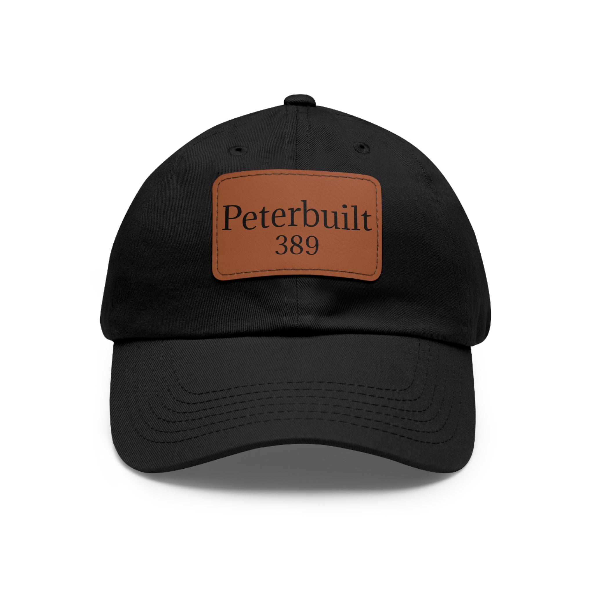 Dad Hat Peterbuilt 389 Leather Patch