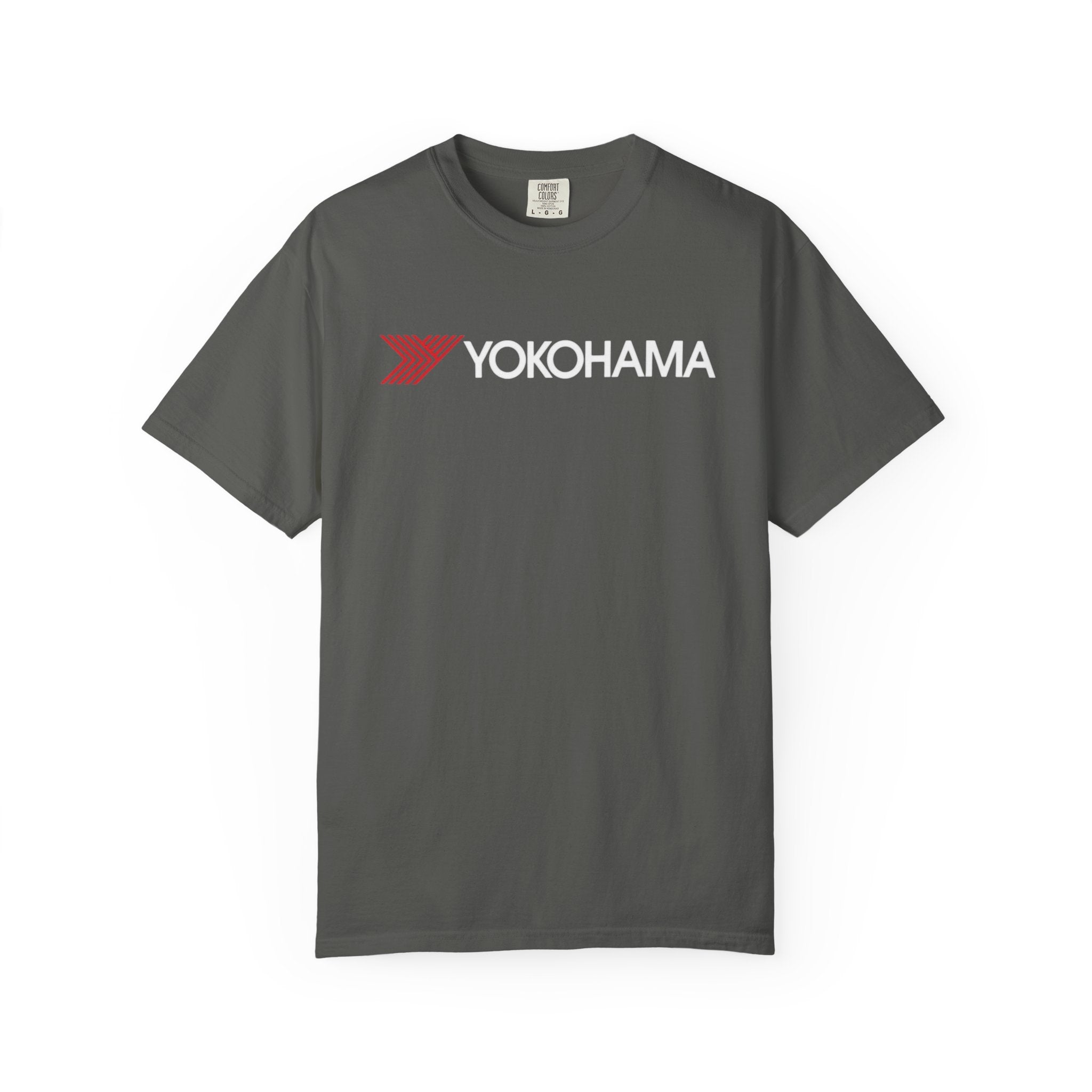 Yokohama Logo T-Shirt  Minimal White Graphic Tee