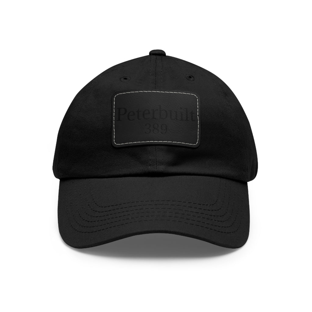 Dad Hat Peterbuilt 389 Leather Patch